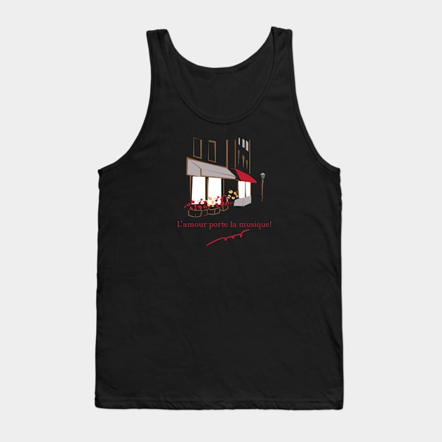 cafe Paris Tank Top by dddesign